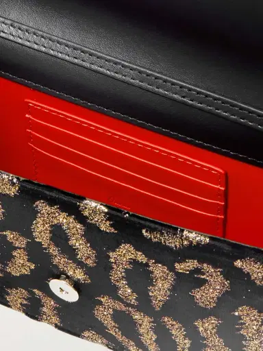 Christian Louboutin Loubi54 Embellished Metallic Velvet-jacquard Clutch | Thumbnail 5 Christian Louboutin Loubi54 Embellished Metallic Velvet-jacquard Clutch | Thumbnail 5