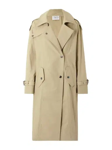 TWP Long Bogie Cotton-blend Gabardine Coat | Thumbnail 1 TWP Long Bogie Cotton-blend Gabardine Coat | Thumbnail 1