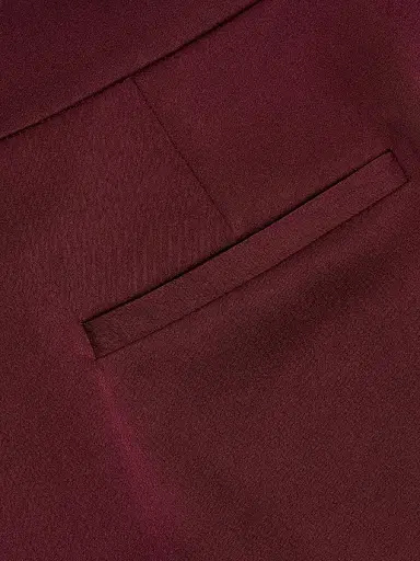 SIMKHAI Women's Kyra Wide-Leg Pants - Cranberry | Thumbnail 7 SIMKHAI Women's Kyra Wide-Leg Pants - Cranberry | Thumbnail 7