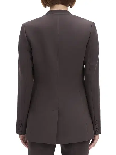 Favorite Daughter Women's The Victoria Collarless Jacket - Coffee | Thumbnail 6 Favorite Daughter Women's The Victoria Collarless Jacket - Coffee | Thumbnail 6