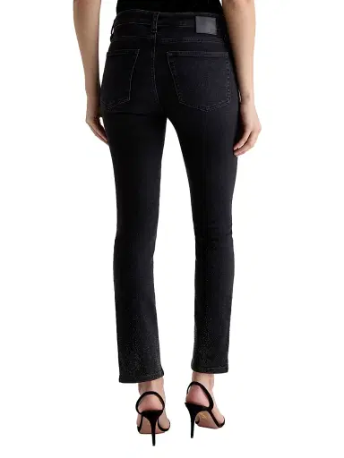 AG Jeans Women's Mari Embellished Straight-Leg Jeans - Glasgow Constellation | Thumbnail 3 AG Jeans Women's Mari Embellished Straight-Leg Jeans - Glasgow Constellation | Thumbnail 3