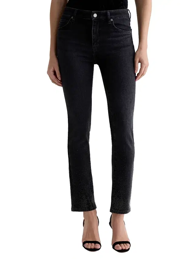 Women's Mari Embellished Straight-Leg Jeans - Glasgow Constellation Women's Mari Embellished Straight-Leg Jeans - Glasgow Constellation