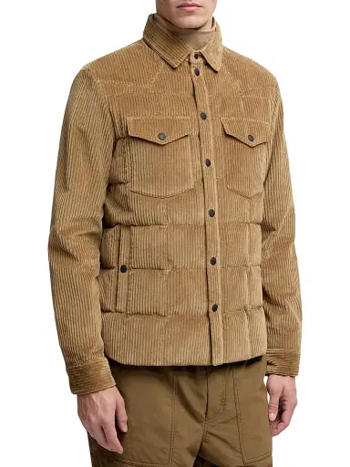 Moncler Grenoble Men's Gelt Padded Shacket - Beige | Thumbnail 2 Moncler Grenoble Men's Gelt Padded Shacket - Beige | Thumbnail 2