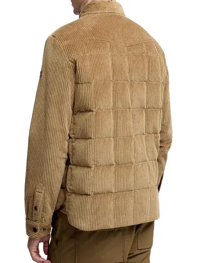 Moncler Grenoble Men's Gelt Padded Shacket - Beige | Thumbnail 3 Moncler Grenoble Men's Gelt Padded Shacket - Beige | Thumbnail 3