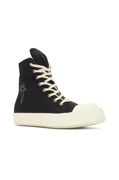 DRKSHDW by Rick Owens High Top Sneaks with Pentagram Embroidery | Thumbnail 4 DRKSHDW by Rick Owens High Top Sneaks with Pentagram Embroidery | Thumbnail 4