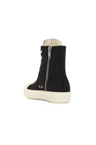 DRKSHDW by Rick Owens High Top Sneaks with Pentagram Embroidery | Thumbnail 5 DRKSHDW by Rick Owens High Top Sneaks with Pentagram Embroidery | Thumbnail 5