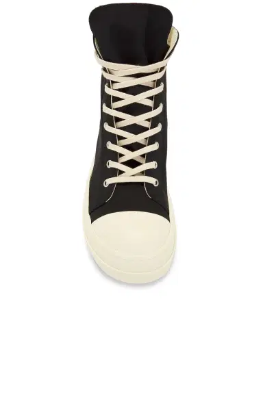 DRKSHDW by Rick Owens High Top Sneaks with Pentagram Embroidery | Thumbnail 6 DRKSHDW by Rick Owens High Top Sneaks with Pentagram Embroidery | Thumbnail 6