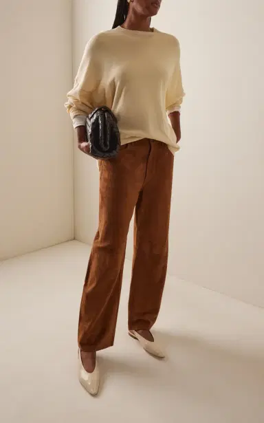 Citizens of Humanity Miro Suede Barrel-Leg Pants | Thumbnail 6 Citizens of Humanity Miro Suede Barrel-Leg Pants | Thumbnail 6