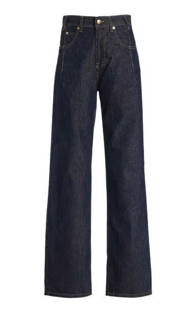 DARKPARK Lu Metallic-Corduroy Straight-Leg Jeans | Thumbnail 1 DARKPARK Lu Metallic-Corduroy Straight-Leg Jeans | Thumbnail 1