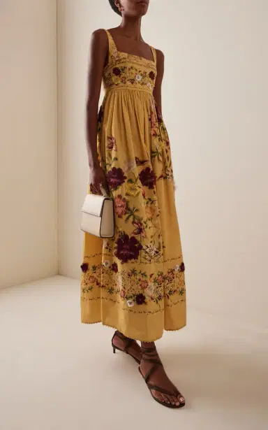 Agua by Agua Bendita Barbara Embroidered Cotton Midi Dress | Thumbnail 2 Agua by Agua Bendita Barbara Embroidered Cotton Midi Dress | Thumbnail 2