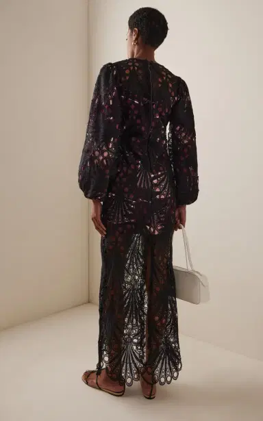 Busayo Monife Openwork Cotton Maxi Dress | Thumbnail 4 Busayo Monife Openwork Cotton Maxi Dress | Thumbnail 4