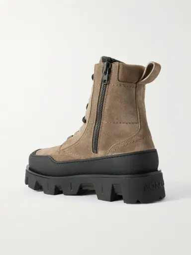 Moncler Peak Path Suede Lace-Up Boots - Men | Thumbnail 4 Moncler Peak Path Suede Lace-Up Boots - Men | Thumbnail 4