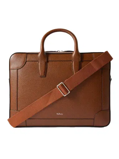 Mulberry Belgrace Full-Grain Leather Briefcase - Men | Thumbnail 1 Mulberry Belgrace Full-Grain Leather Briefcase - Men | Thumbnail 1