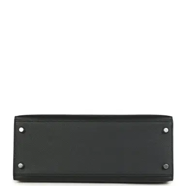 HERMÈS Hermes Kelly Sellier 28 Black Epsom Palladium Hardware | Thumbnail 6 HERMÈS Hermes Kelly Sellier 28 Black Epsom Palladium Hardware | Thumbnail 6