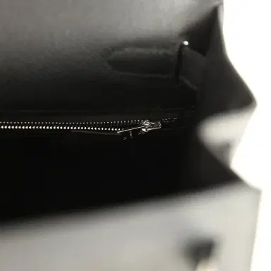 HERMÈS Hermes Kelly Sellier 28 Black Epsom Palladium Hardware | Thumbnail 9 HERMÈS Hermes Kelly Sellier 28 Black Epsom Palladium Hardware | Thumbnail 9