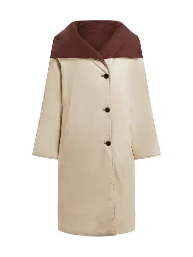 Varley Women's Annalise Reversible Wrap Coat - Deep Mahogany | Thumbnail 2 Varley Women's Annalise Reversible Wrap Coat - Deep Mahogany | Thumbnail 2