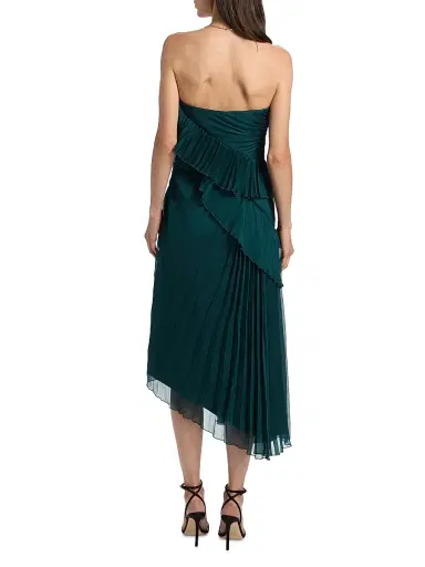AMUR Women's Caitlyn Strapless Midi-Dress - Aqua Lake | Thumbnail 5 AMUR Women's Caitlyn Strapless Midi-Dress - Aqua Lake | Thumbnail 5