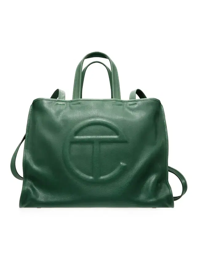 Men's Carry Logo Leather Bag - Forest Men's Carry Logo Leather Bag - Forest