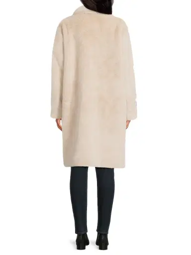 Kobi Halperin Women's Peggy Faux-Fur Hooded Coat - Oat | Thumbnail 5 Kobi Halperin Women's Peggy Faux-Fur Hooded Coat - Oat | Thumbnail 5