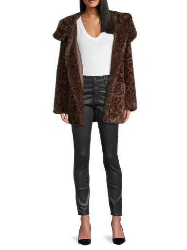 Kobi Halperin Women's Daisy Leopard-Print Faux-Fur Coat - Brown Multi | Thumbnail 2 Kobi Halperin Women's Daisy Leopard-Print Faux-Fur Coat - Brown Multi | Thumbnail 2