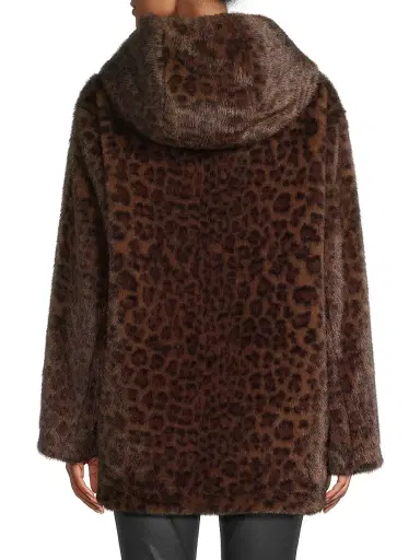 Kobi Halperin Women's Daisy Leopard-Print Faux-Fur Coat - Brown Multi | Thumbnail 5 Kobi Halperin Women's Daisy Leopard-Print Faux-Fur Coat - Brown Multi | Thumbnail 5
