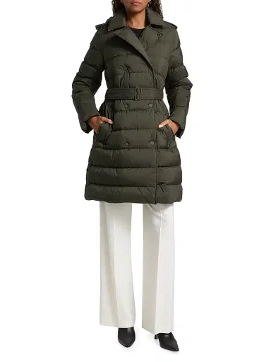 Burberry Women's Kent Quilted Puffer Coat - Shale | Thumbnail 2 Burberry Women's Kent Quilted Puffer Coat - Shale | Thumbnail 2