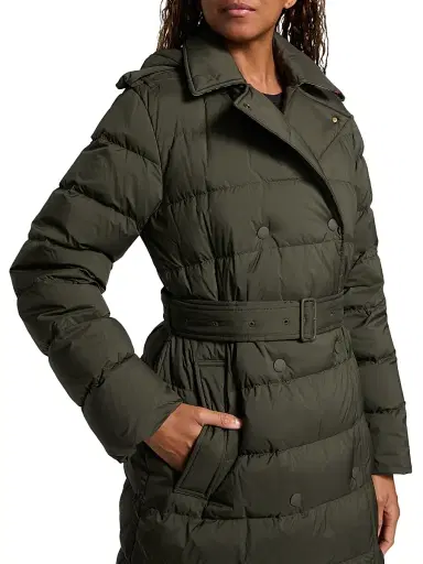 Burberry Women's Kent Quilted Puffer Coat - Shale | Thumbnail 7 Burberry Women's Kent Quilted Puffer Coat - Shale | Thumbnail 7