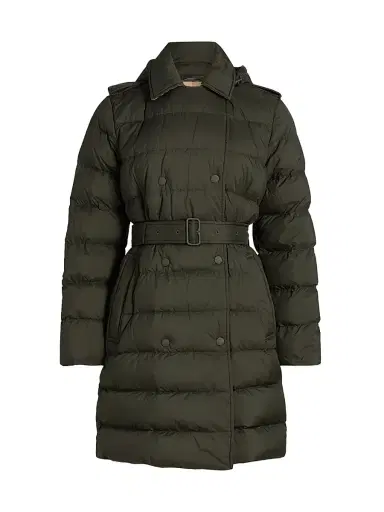 Burberry Women's Kent Quilted Puffer Coat - Shale | Thumbnail 1 Burberry Women's Kent Quilted Puffer Coat - Shale | Thumbnail 1