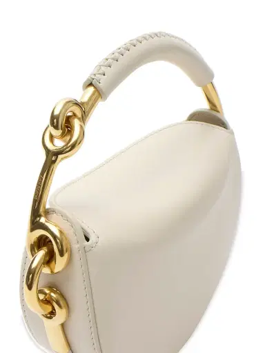 Burberry Women's Bridle Leather Saddle-Style Clutch | Thumbnail 4 Burberry Women's Bridle Leather Saddle-Style Clutch | Thumbnail 4