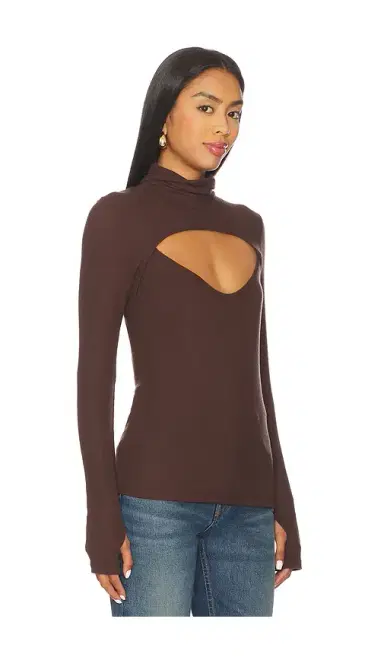 Michael Lauren Cade Long Sleeve Top Turtle Neck Top | Thumbnail 2 Michael Lauren Cade Long Sleeve Top Turtle Neck Top | Thumbnail 2