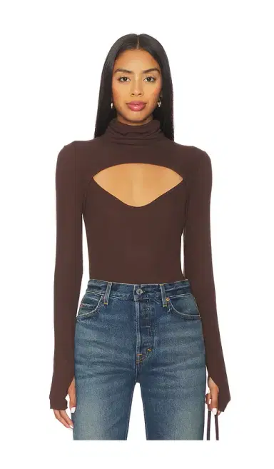 Michael Lauren Cade Long Sleeve Top Turtle Neck Top | Thumbnail 1 Michael Lauren Cade Long Sleeve Top Turtle Neck Top | Thumbnail 1