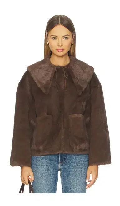 By Malene Birger Jacquie Fake Fur Jacket | Thumbnail 1 By Malene Birger Jacquie Fake Fur Jacket | Thumbnail 1