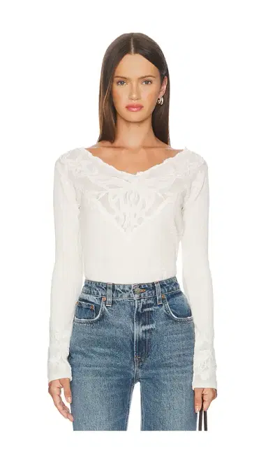 Free People Butterfly Cuff Top | Thumbnail 1 Free People Butterfly Cuff Top | Thumbnail 1