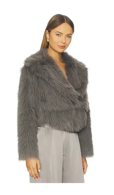 The Sei Faux Fur Bomber Jacket | Thumbnail 2 The Sei Faux Fur Bomber Jacket | Thumbnail 2