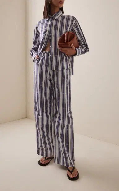 YAITTE Janeiro Jacquard-Striped Cotton Trousers - Stripe | Thumbnail 6 YAITTE Janeiro Jacquard-Striped Cotton Trousers - Stripe | Thumbnail 6