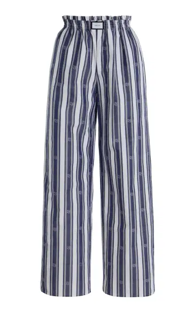 YAITTE Janeiro Jacquard-Striped Cotton Trousers - Stripe | Thumbnail 1 YAITTE Janeiro Jacquard-Striped Cotton Trousers - Stripe | Thumbnail 1