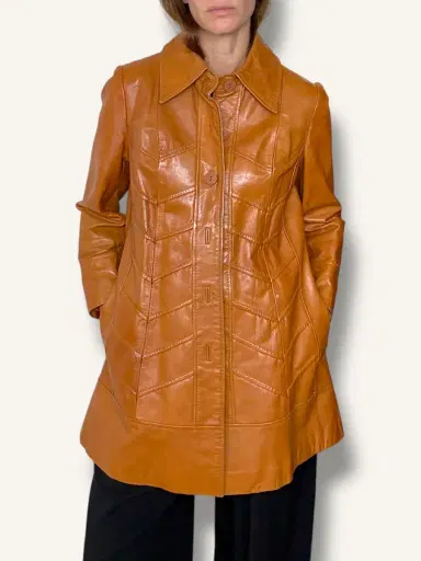 Jen Wonders Studio 70's Leather Coat | Thumbnail 4 Jen Wonders Studio 70's Leather Coat | Thumbnail 4
