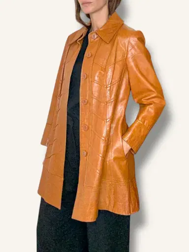 Jen Wonders Studio 70's Leather Coat | Thumbnail 9 Jen Wonders Studio 70's Leather Coat | Thumbnail 9