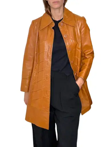 Jen Wonders Studio 70's Leather Coat | Thumbnail 1 Jen Wonders Studio 70's Leather Coat | Thumbnail 1