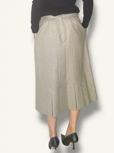 Jen Wonders Studio Taupe Pencil Skirt | Thumbnail 4 Jen Wonders Studio Taupe Pencil Skirt | Thumbnail 4