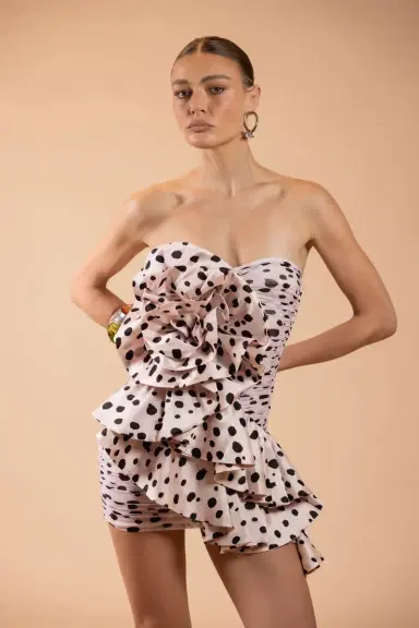 PatBo PEONY DOTS MINI DRESS (RUNWAY) | Thumbnail 2 PatBo PEONY DOTS MINI DRESS (RUNWAY) | Thumbnail 2