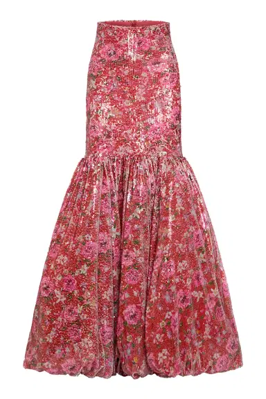 PatBo PEONY SEQUIN PRINTED MAXI SKIRT (RUNWAY) | Thumbnail 2 PatBo PEONY SEQUIN PRINTED MAXI SKIRT (RUNWAY) | Thumbnail 2