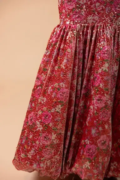 PatBo PEONY SEQUIN PRINTED MAXI SKIRT (RUNWAY) | Thumbnail 4 PatBo PEONY SEQUIN PRINTED MAXI SKIRT (RUNWAY) | Thumbnail 4
