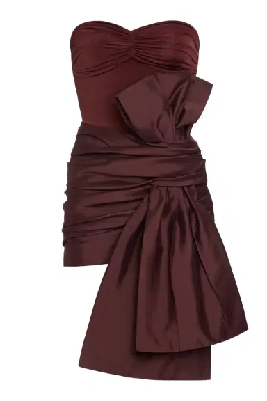 PatBo TAFFETA TARSILA BOW MINI DRESS (RUNWAY) | Thumbnail 2 PatBo TAFFETA TARSILA BOW MINI DRESS (RUNWAY) | Thumbnail 2