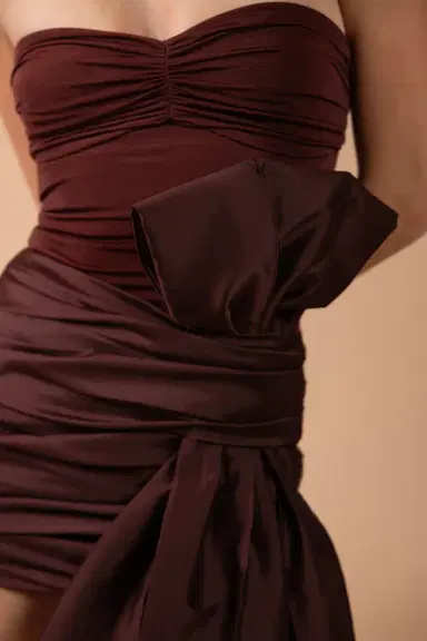 PatBo TAFFETA TARSILA BOW MINI DRESS (RUNWAY) | Thumbnail 4 PatBo TAFFETA TARSILA BOW MINI DRESS (RUNWAY) | Thumbnail 4
