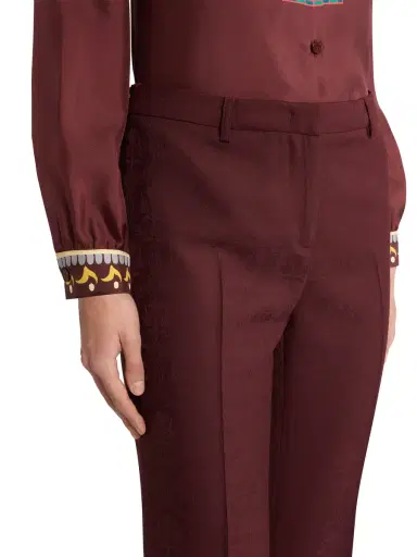 Etro Cool Wool Jacquard Trousers | Thumbnail 5 Etro Cool Wool Jacquard Trousers | Thumbnail 5