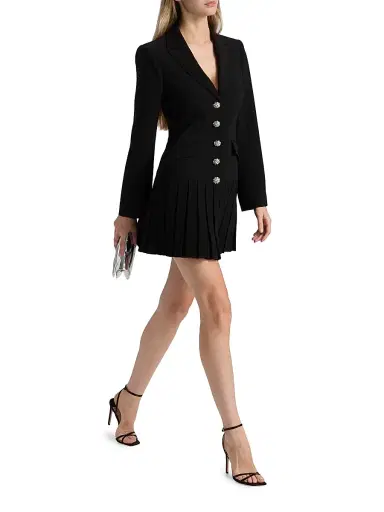 Cinq à Sept Women's Saule Blazer Minidress - Black | Thumbnail 2 Cinq à Sept Women's Saule Blazer Minidress - Black | Thumbnail 2