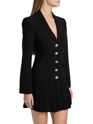 Cinq à Sept Women's Saule Blazer Minidress - Black | Thumbnail 4 Cinq à Sept Women's Saule Blazer Minidress - Black | Thumbnail 4