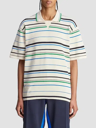 adidas Y-3 Men's adidas x Wales Bonner Knit Polo | Thumbnail 5 adidas Y-3 Men's adidas x Wales Bonner Knit Polo | Thumbnail 5