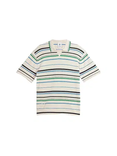 adidas Y-3 Men's adidas x Wales Bonner Knit Polo | Thumbnail 1 adidas Y-3 Men's adidas x Wales Bonner Knit Polo | Thumbnail 1